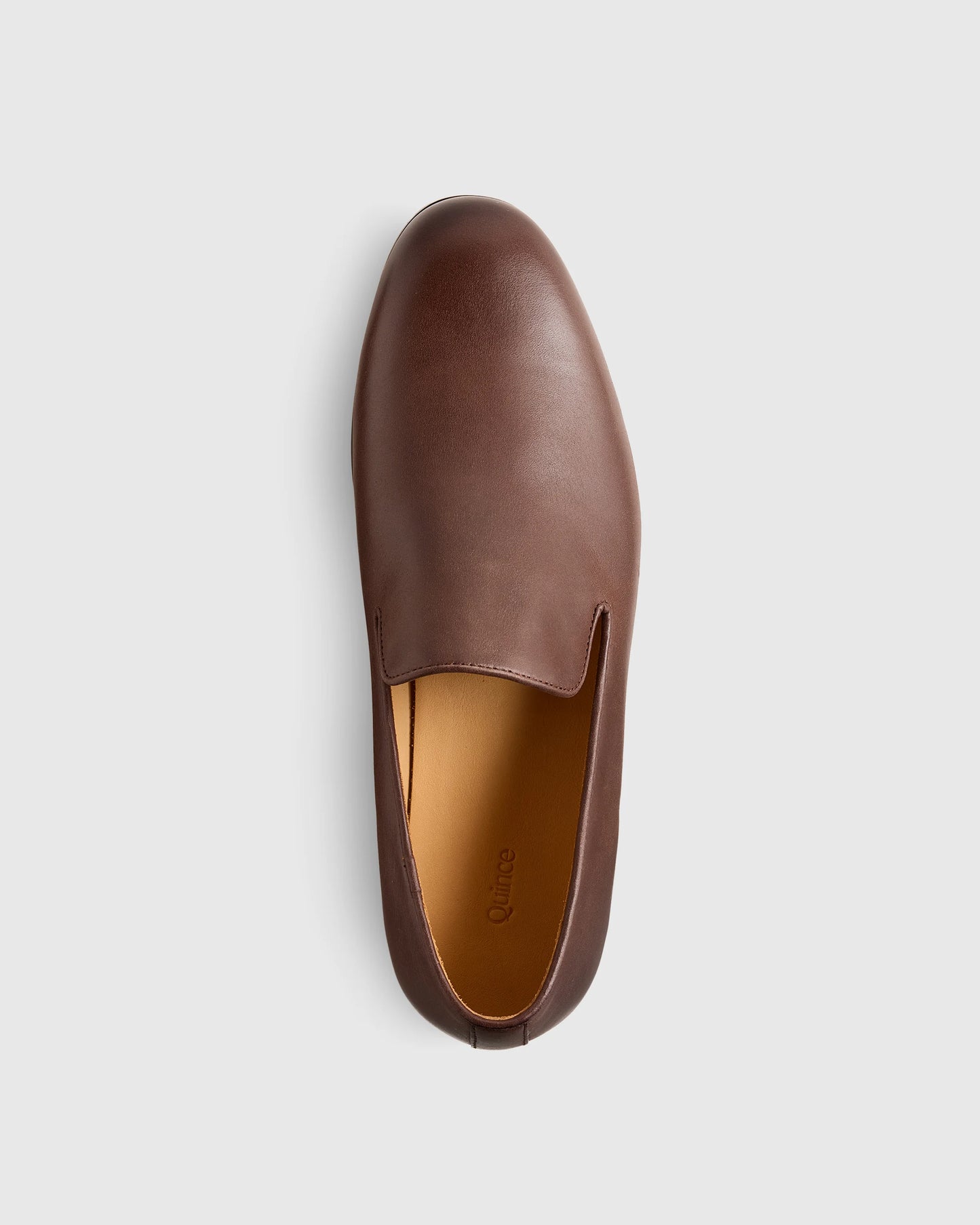 Crafted Leather Slip-On Loafer - 7 / Caramel