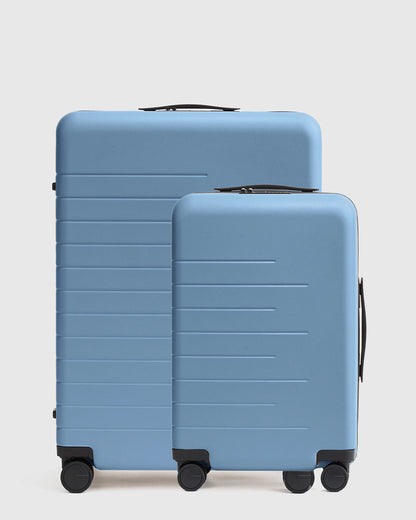 Small Carry-On & Large Check-In Suitcase Set - One Size / Olive