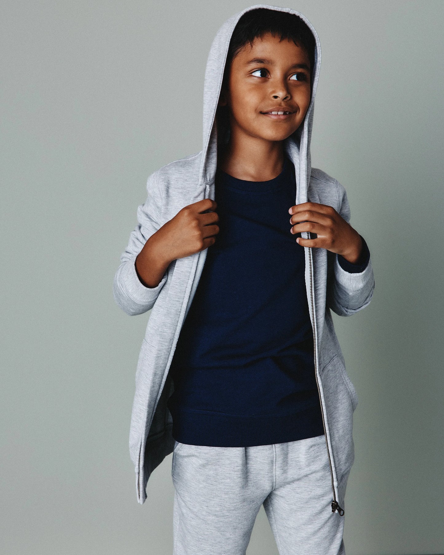 Organic Cotton French Terry Crew Neck Sweatshirt - 6 / Heart Graphic
