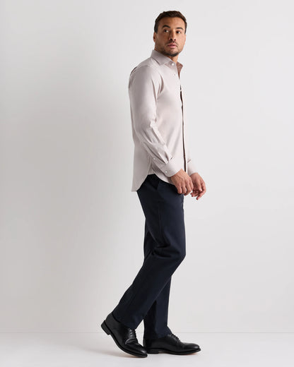 Organic Cotton Oxford Non-Iron Dress Shirt - S / Bold Black
