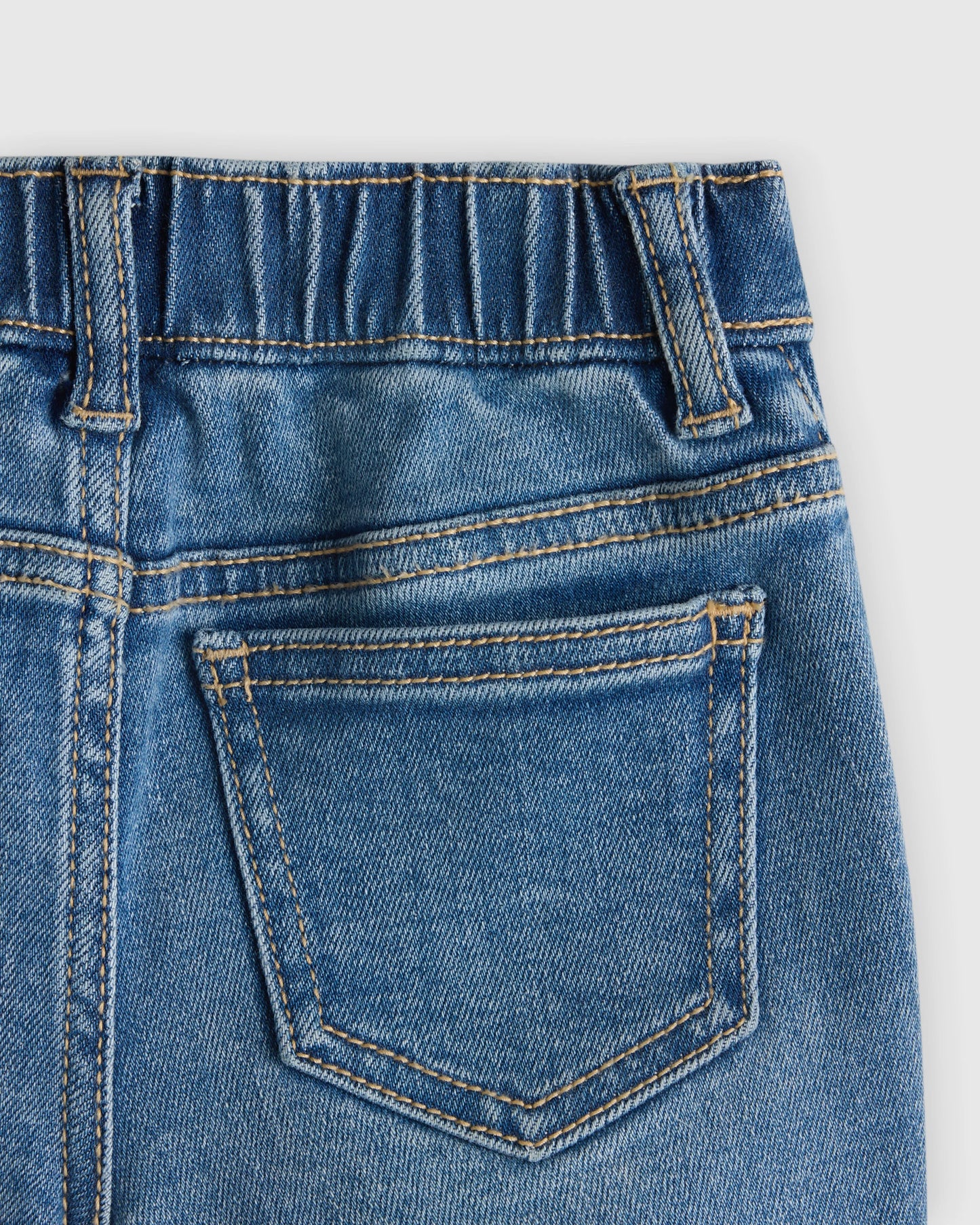 Girls Stretch Denim Short - 2T / Medium Wash