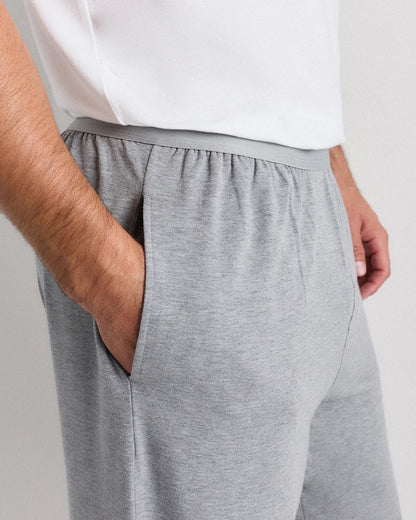 Bamboo Jersey Relaxed Lounge Pants - S / Black