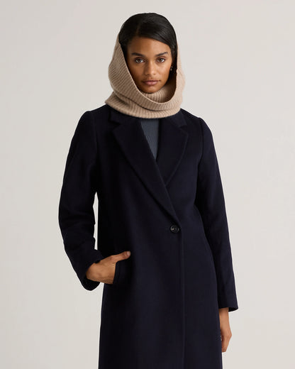 Mongolian Cashmere Snood - One Size / Ivory