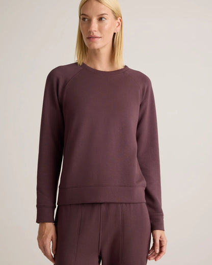 SuperSoft Fleece Crew - XS / Smoked Thyme Green