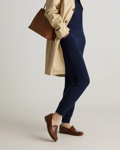 Mongolian Cashmere Sweatpants - XS / Brown