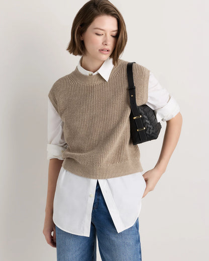 Italian Leather Handwoven Mini Bag - One Size / Black