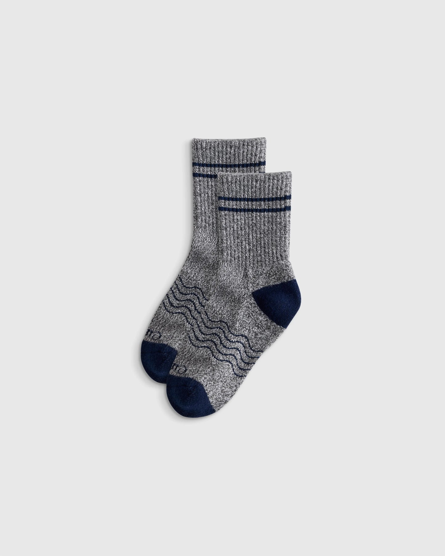 Kids Organic Cotton Quarter Crew Socks 8-Pack - S / White