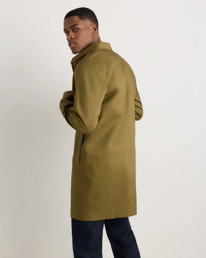 Comfort Stretch Trench Coat - S / Midnight Black