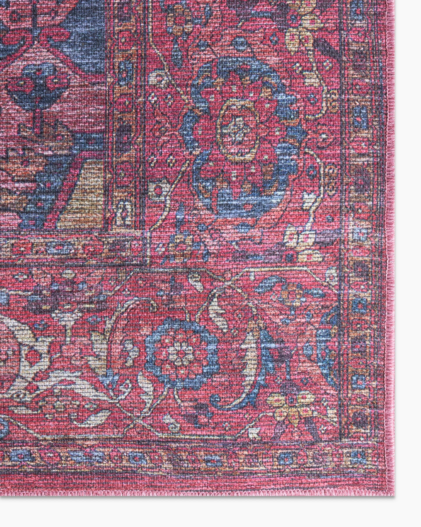 Ramona Performance Rug - 3'11" x 6' / Wine/Indigo