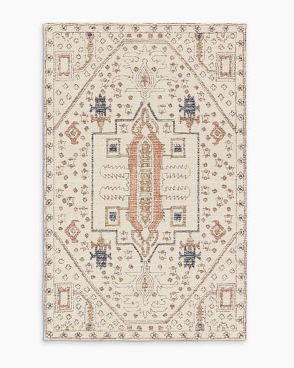 Zadie Wool Rug - 5' x 8' / Beige