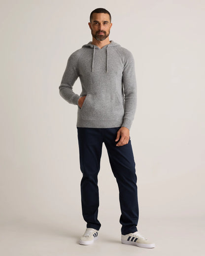 Mongolian Cashmere Pullover Hoodie - XS / Sea Spray Green