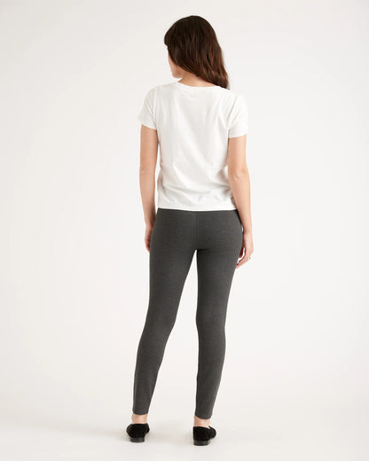Ultra-Stretch Ponte Skinny Pants - XS / Black