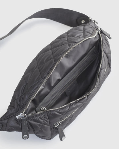 Transit Quilted Sling Bag - One Size / Black