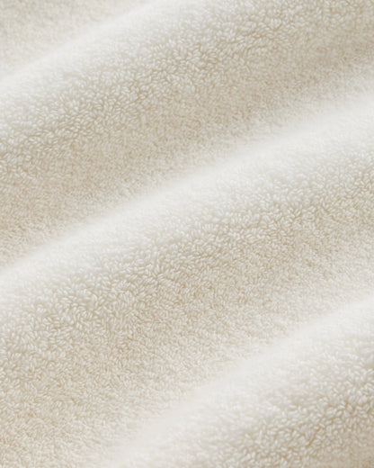Plush Organic Turkish Cotton Hand Towel (Set of 2) - One Size / White