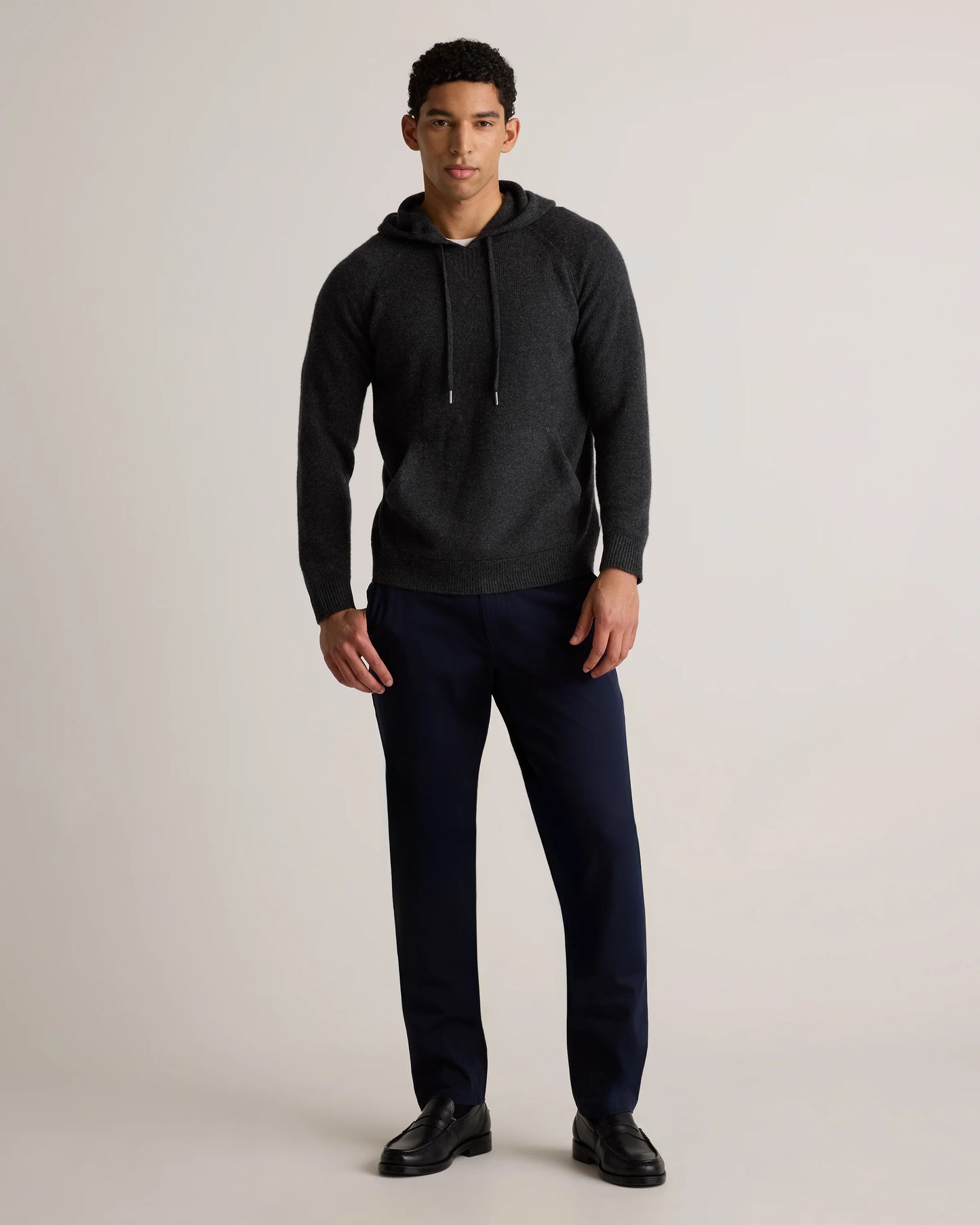 Mongolian Cashmere Pullover Hoodie - XS / Sea Spray Green