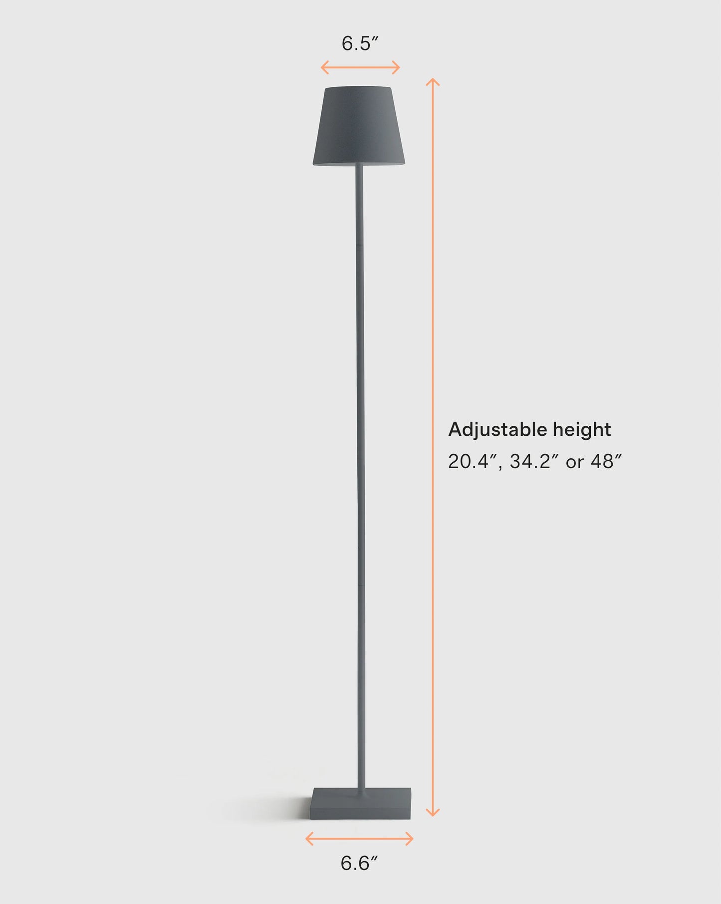 Poldina Pro Rechargeable Floor Lamp by Zafferano - One Size / White