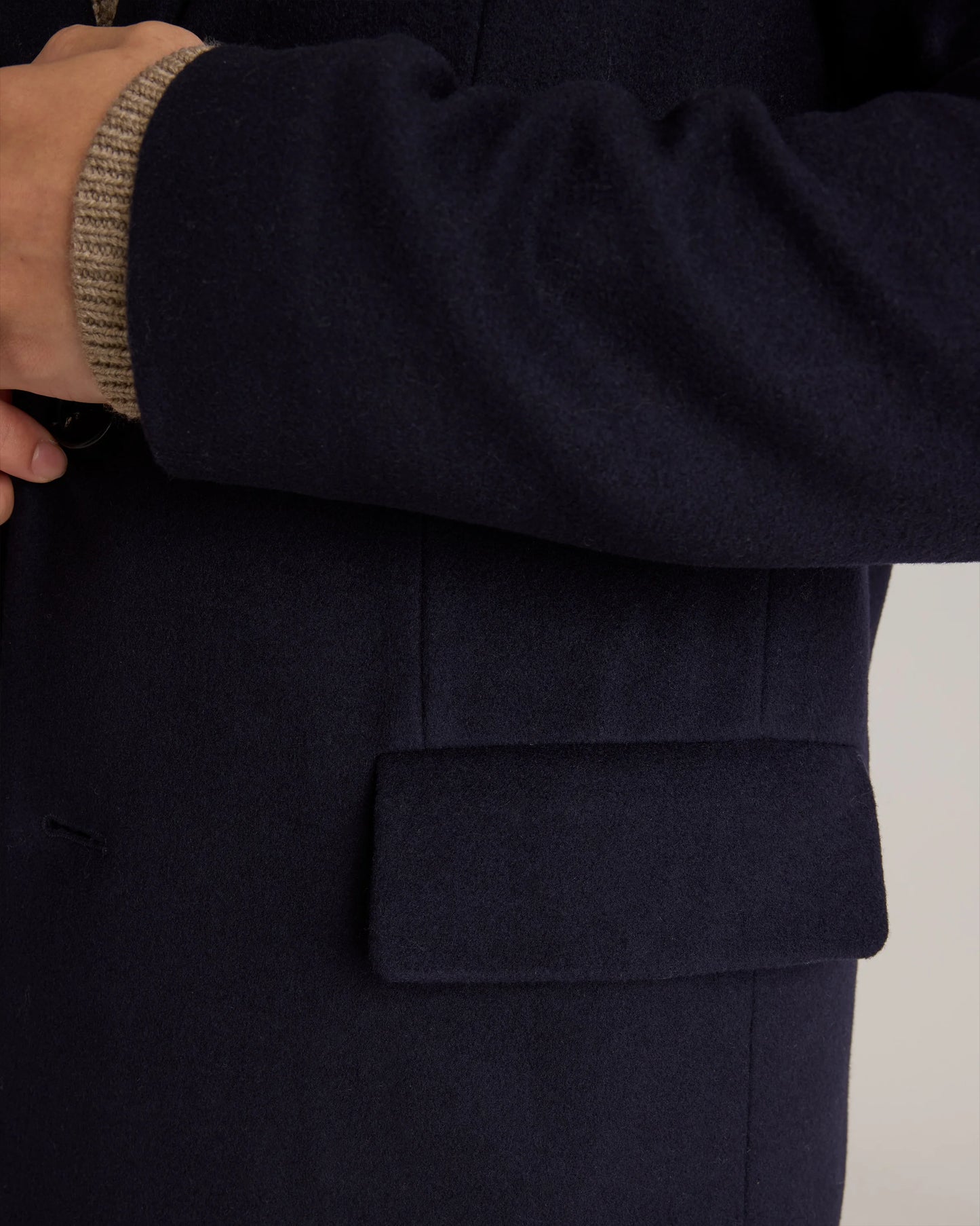 Italian Wool Overcoat - S / Heather Charcoal