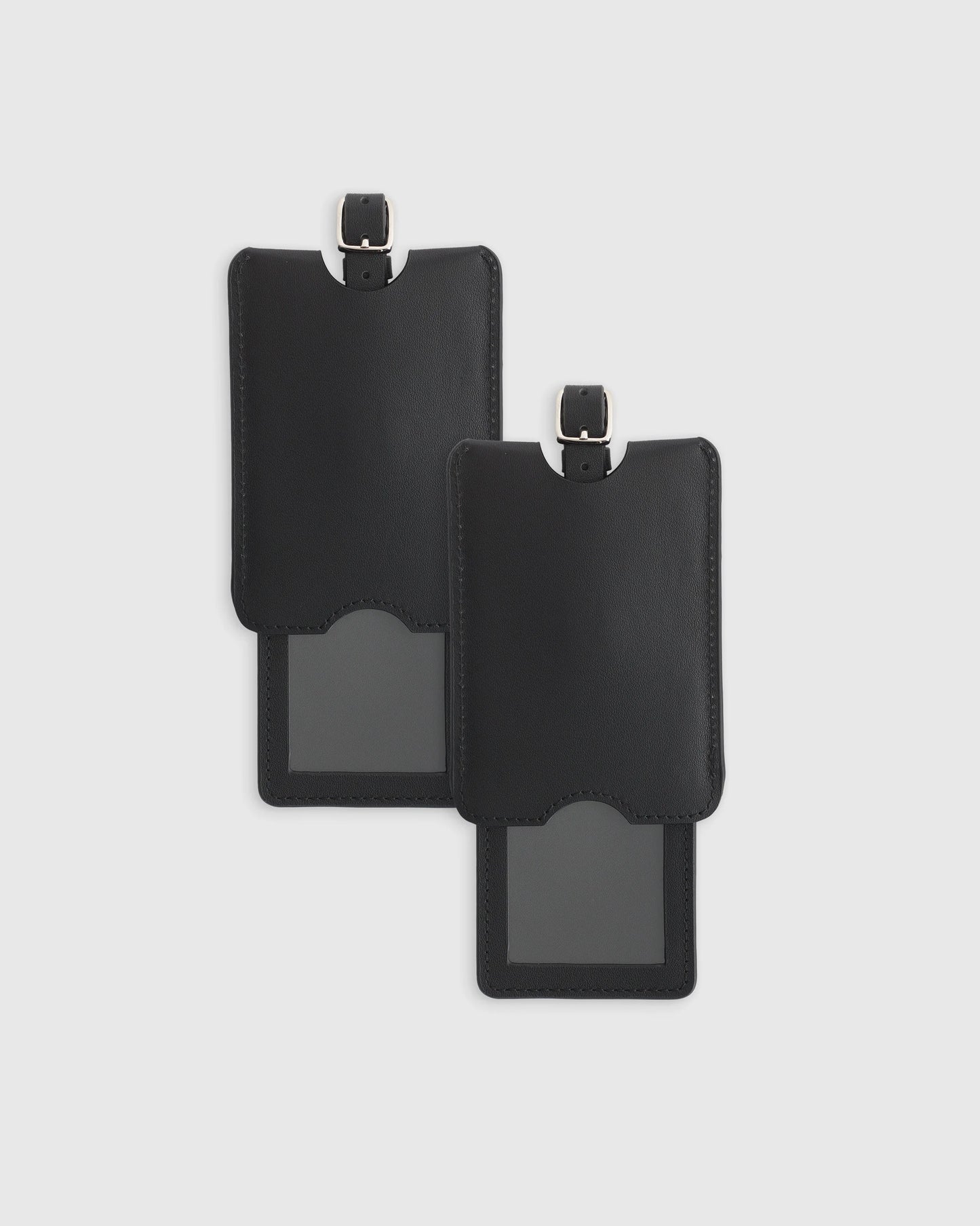 Nappa Leather Luggage Tag (2-Pack) - One Size / Cobalt Blue