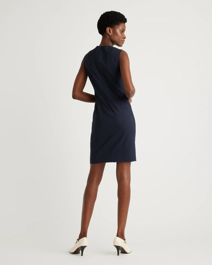 Italian Wool Sleeveless Dress - 0 / Grey Melange