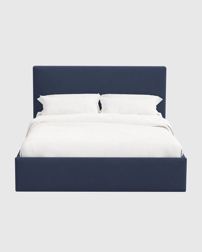 100% Linen Square Bed - Full / Canvas