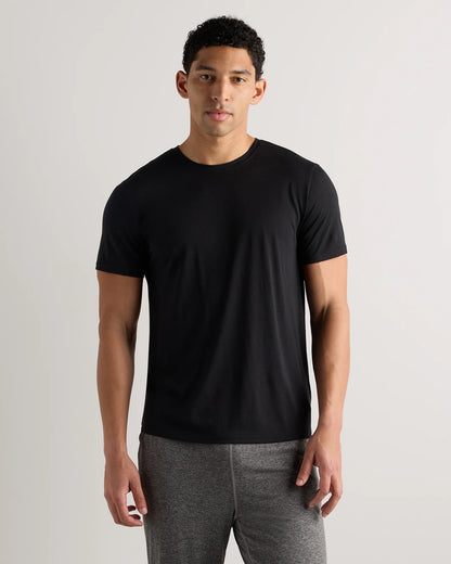 100% Merino Wool All-Season Short Sleeve Base Layer Tee - XS / Charcoal