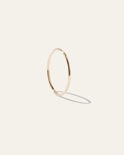 14K Gold Stacker Ring - 4 / Yellow Gold