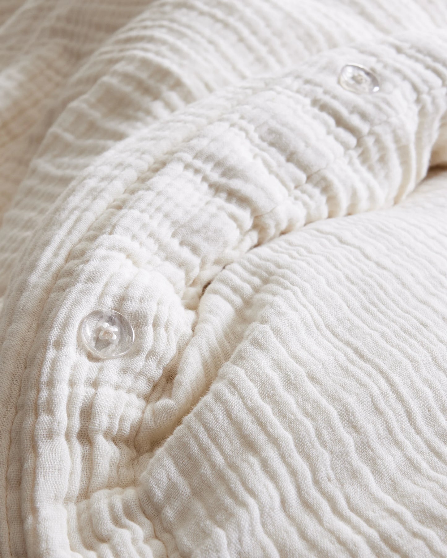 Organic Cotton Gauze Duvet Cover - Twin / Dried Sage