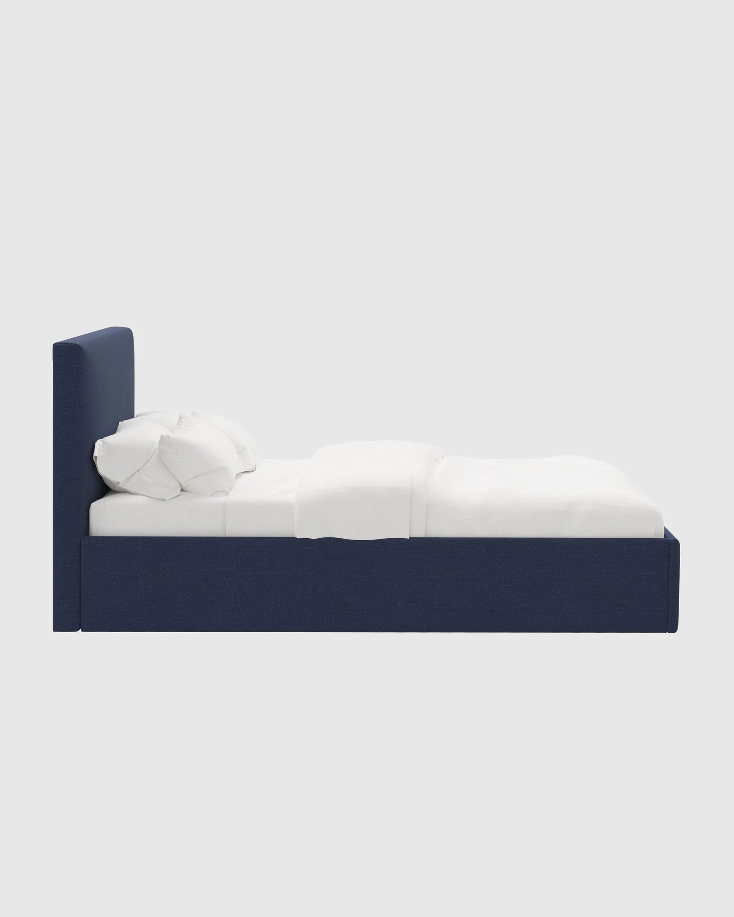 100% Linen Square Bed - Full / Canvas