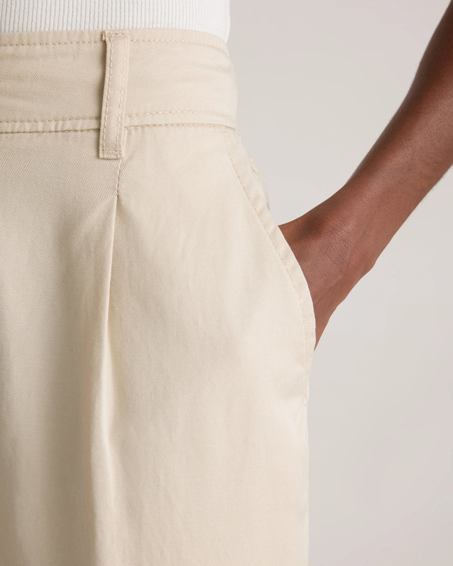 Drapey Twill Tapered Trouser - 0 / True Black