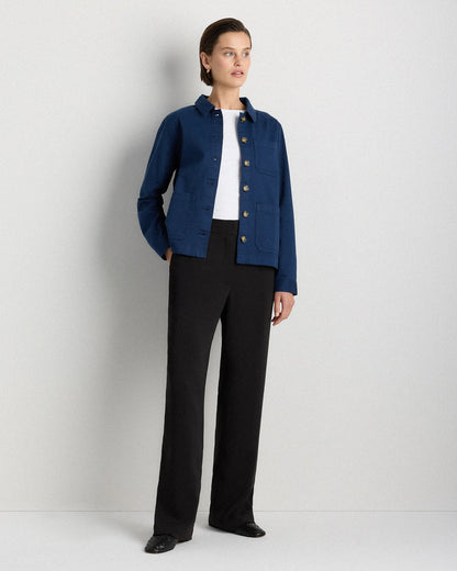 Organic Comfort Stretch Chore Jacket - XS / Vanilla
