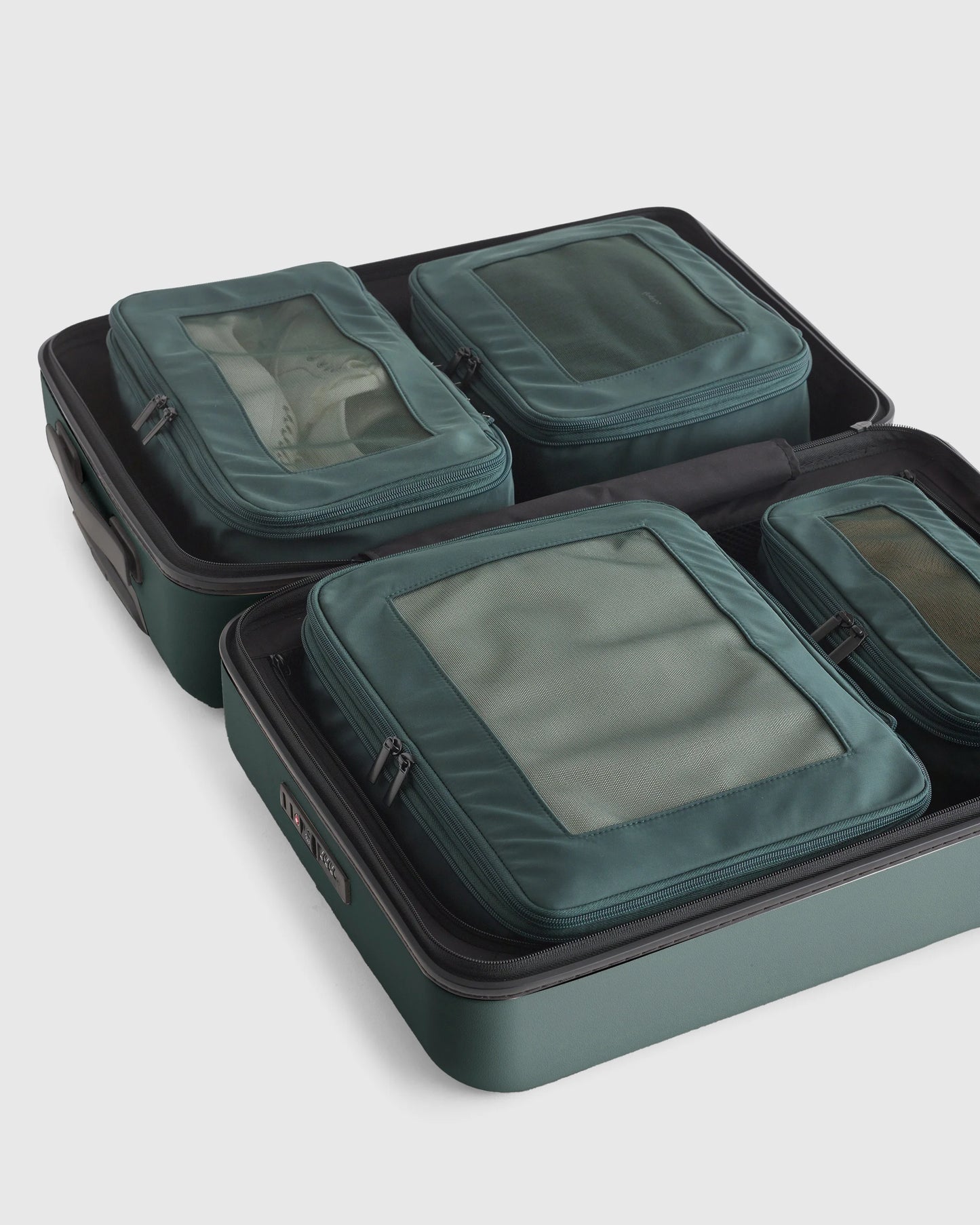 Eco Compression Packing Cubes - 4-Pack / Black