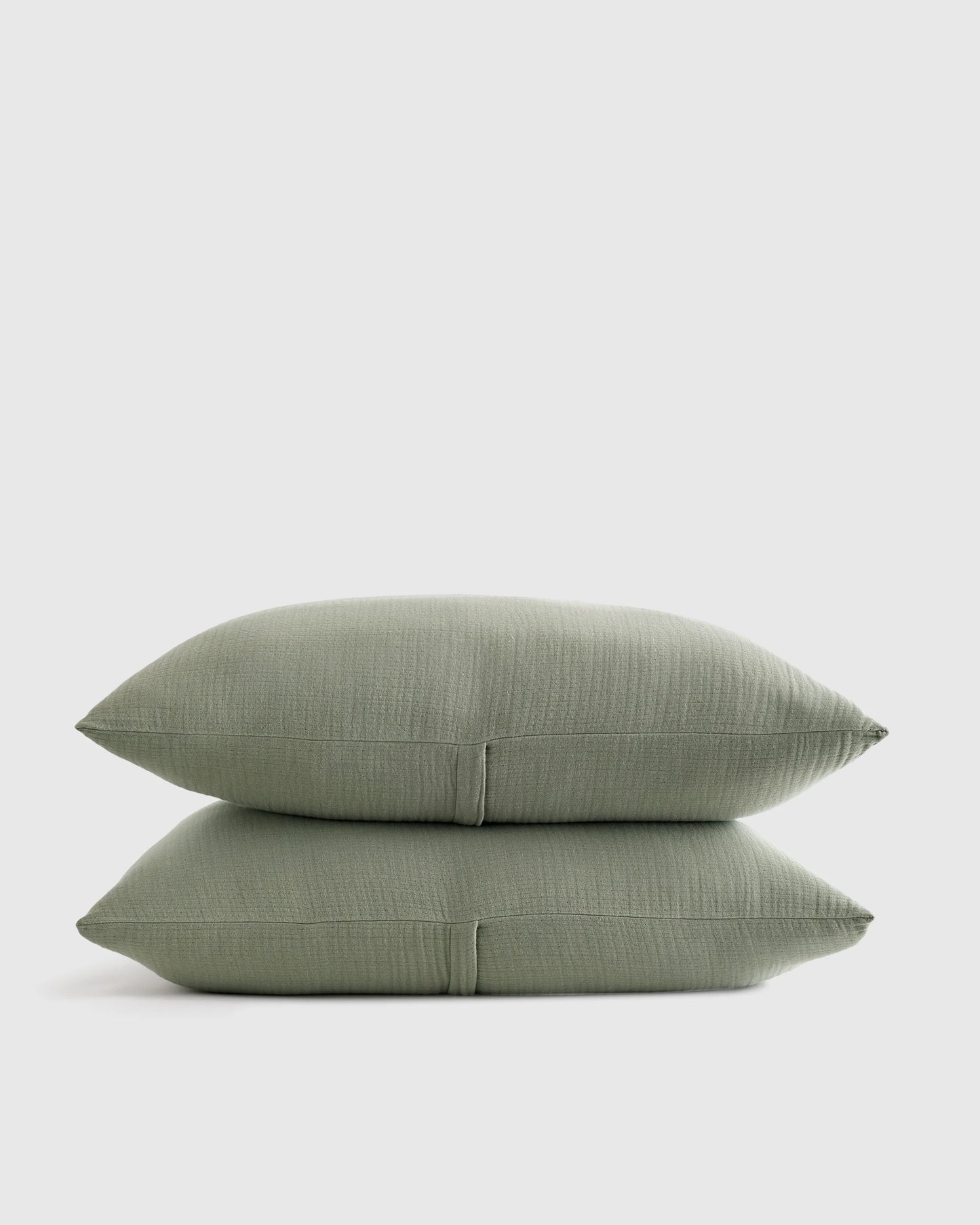 Organic Cotton Gauze Sham Set - Standard / Dried Sage