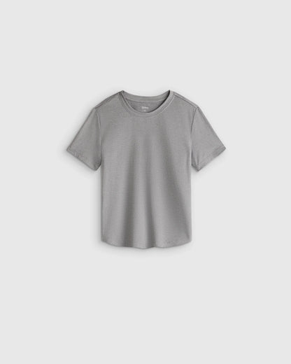 Girls Flowknit Breeze Tee - 4T / Shell Pink