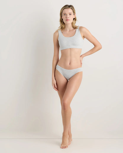Organic Cotton Bikini (6-pack) - XS / Mink