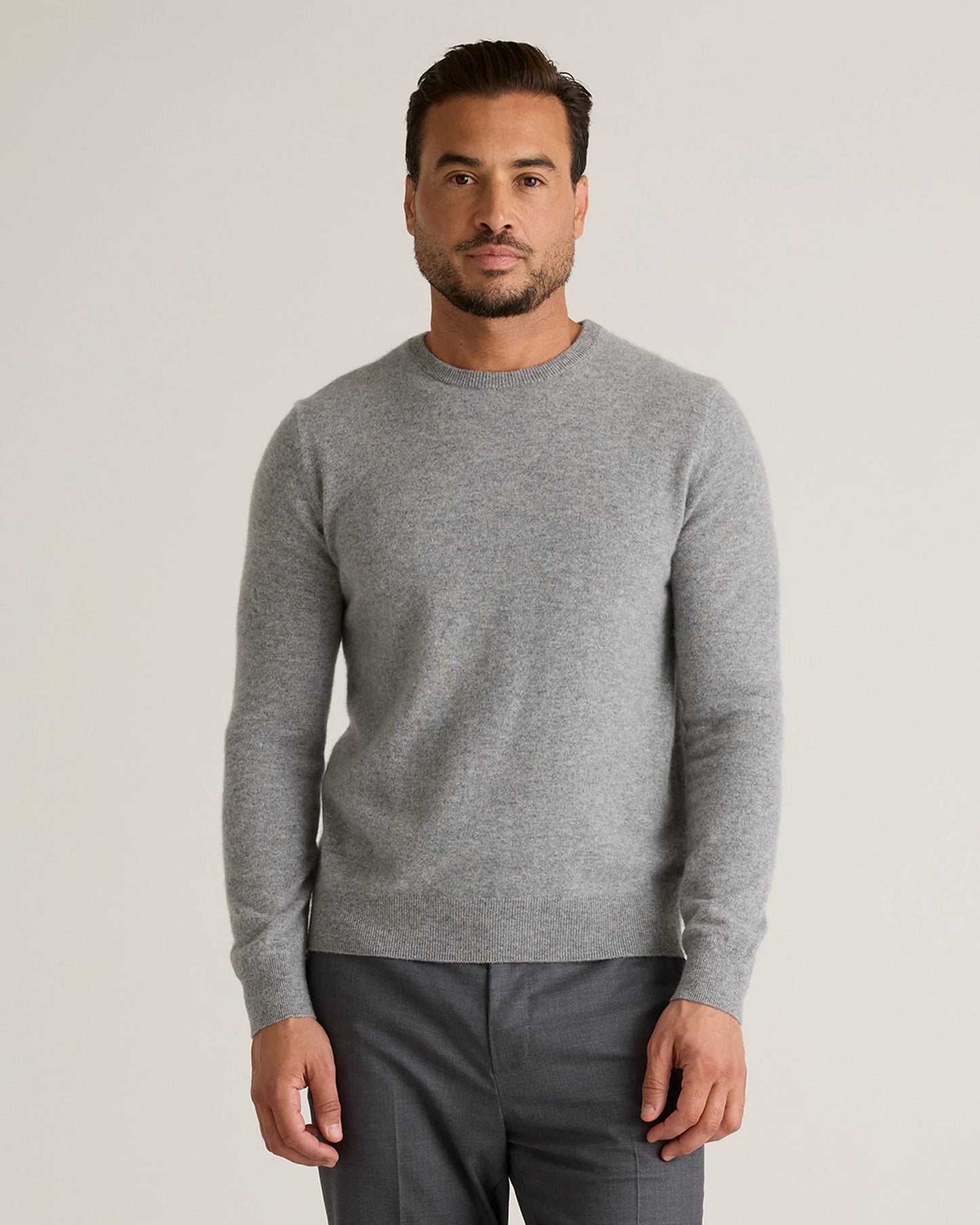 Mongolian Cashmere Crewneck Sweater - XS / Black