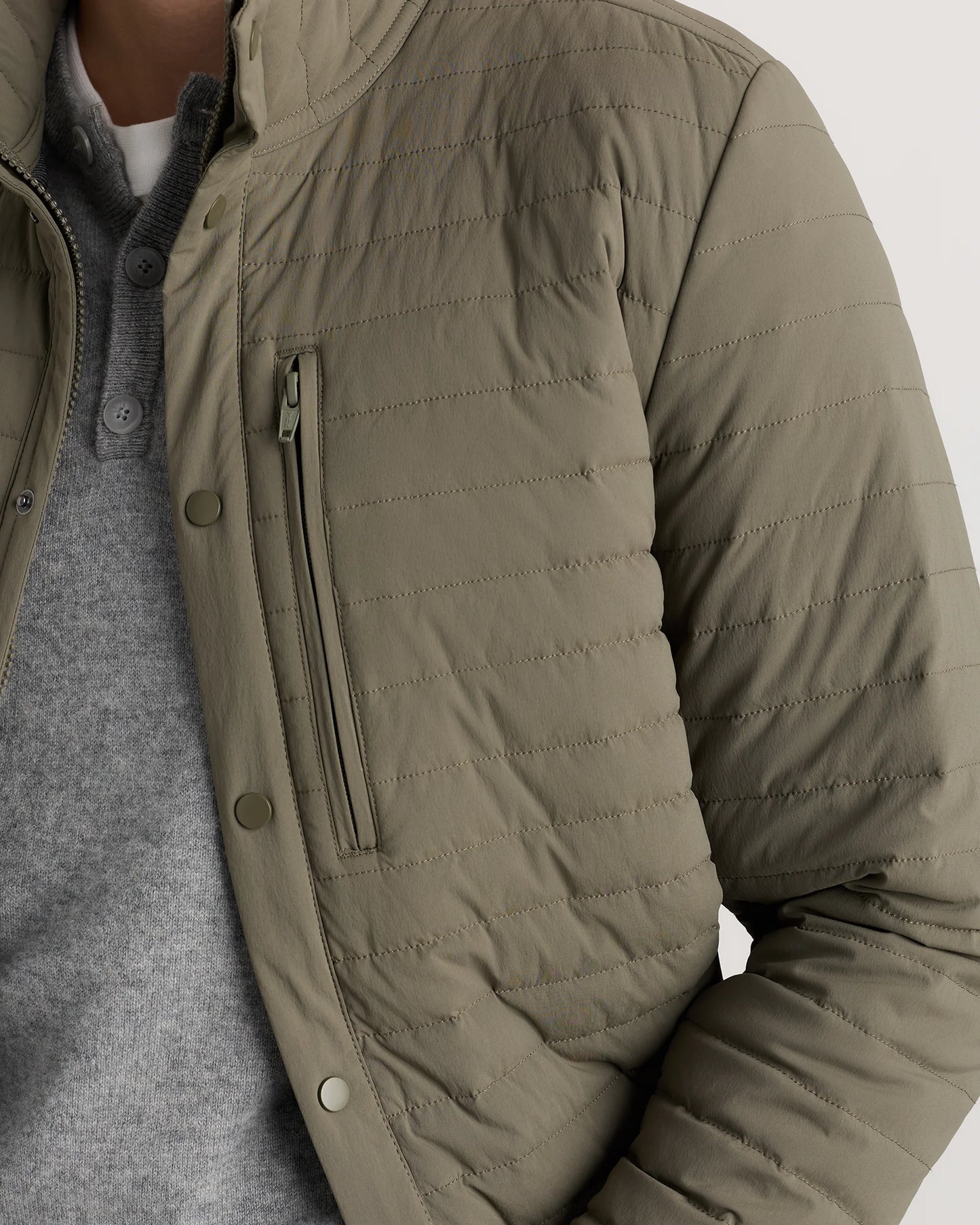 Responsible Down Quilted Jacket - S / Faded Cargo Green