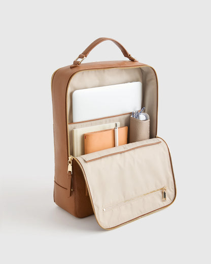 Marlow Laptop Backpack - One Size / Soft Ivory