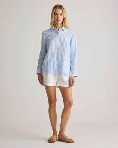 100% Organic Cotton Gauze Long Sleeve Shirt - XS / Khaki Gingham