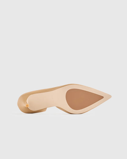 Italian Leather 75mm d'Orsay Pump - 5 / Black