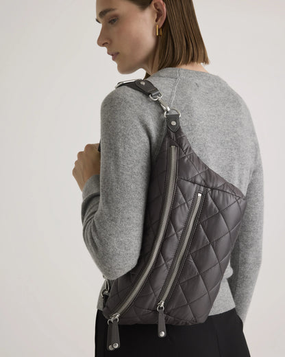 Transit Quilted Sling Bag - One Size / Black