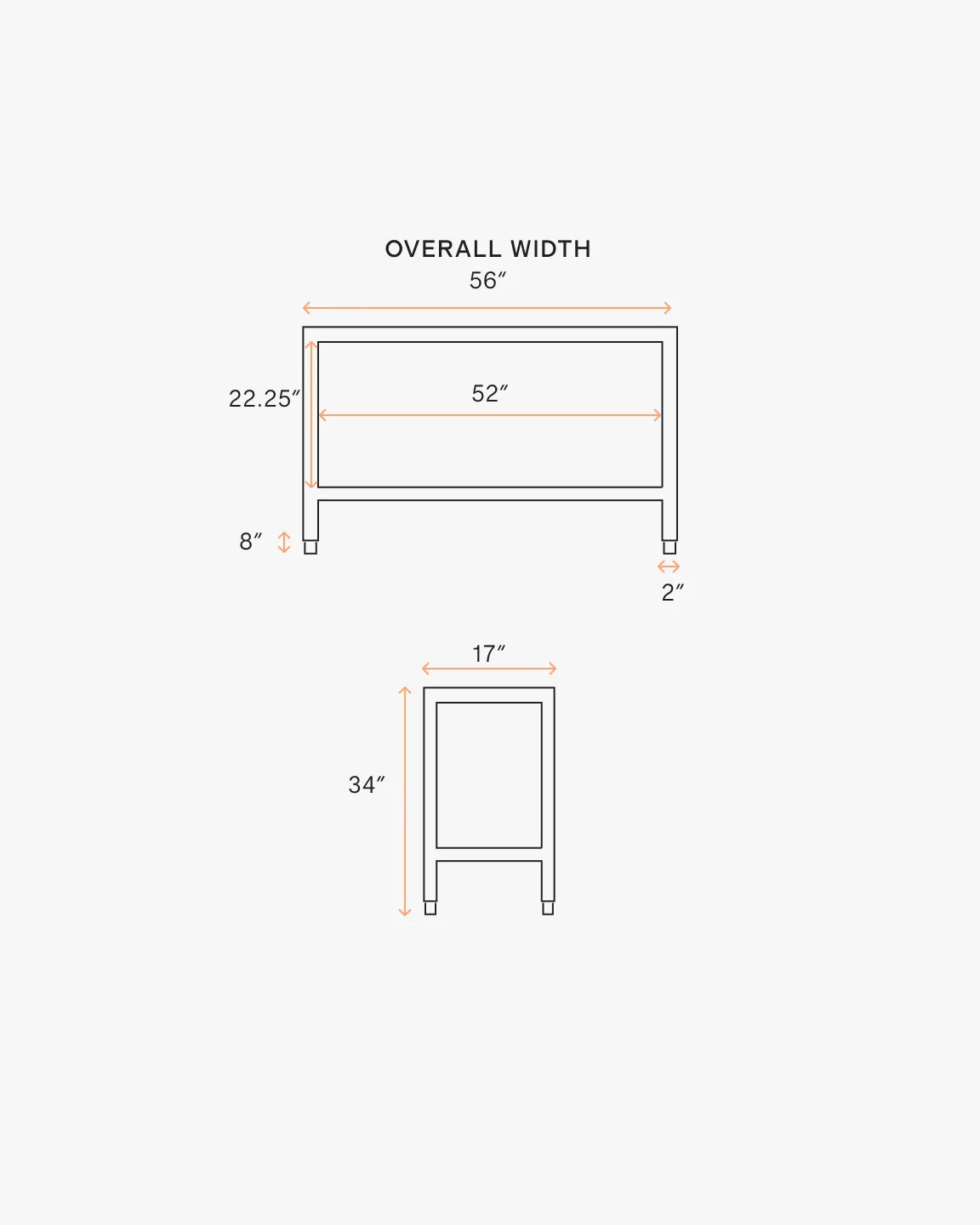 Handwoven Rattan Console Table - One Size / Natural