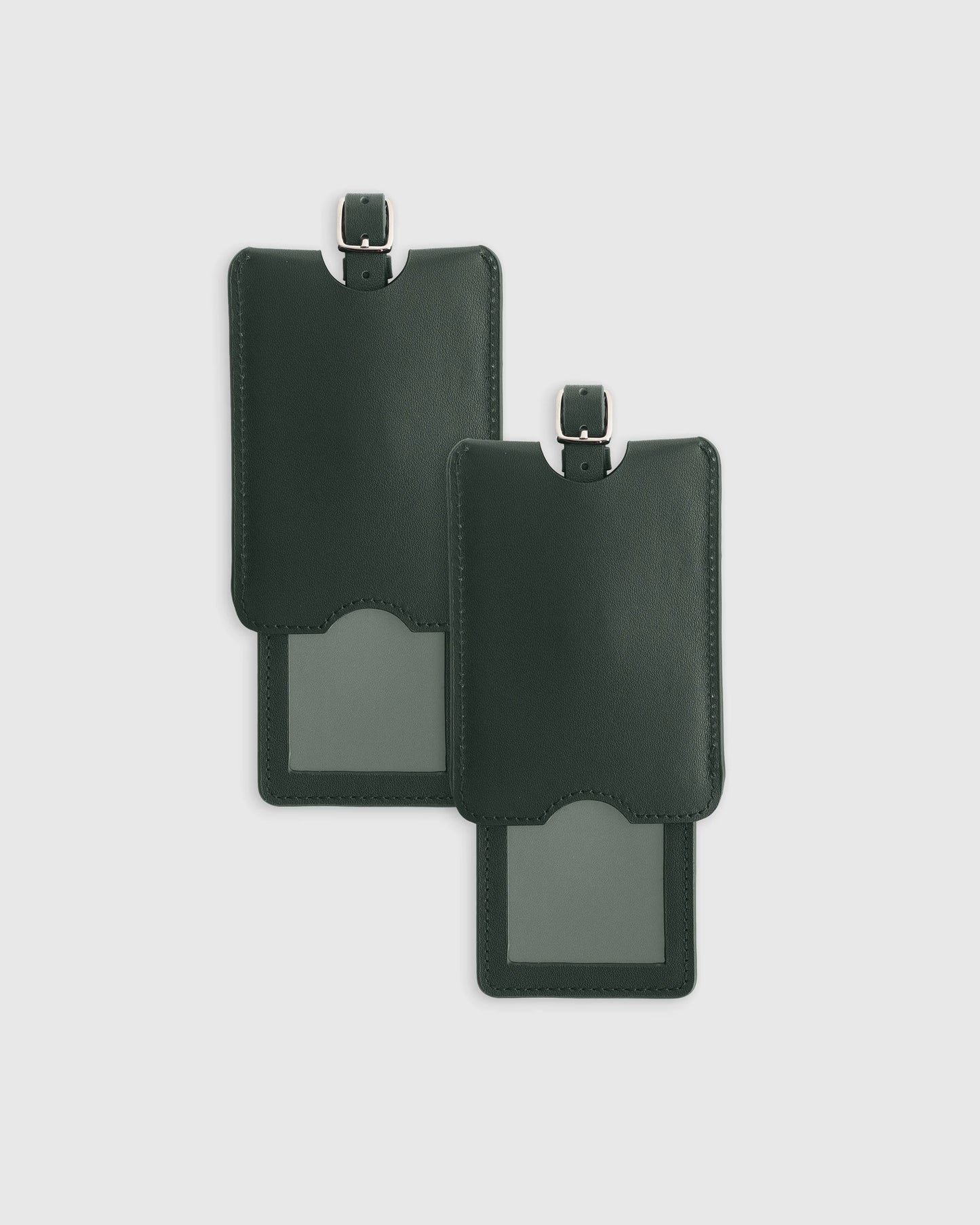 Nappa Leather Luggage Tag (2-Pack) - One Size / Cobalt Blue