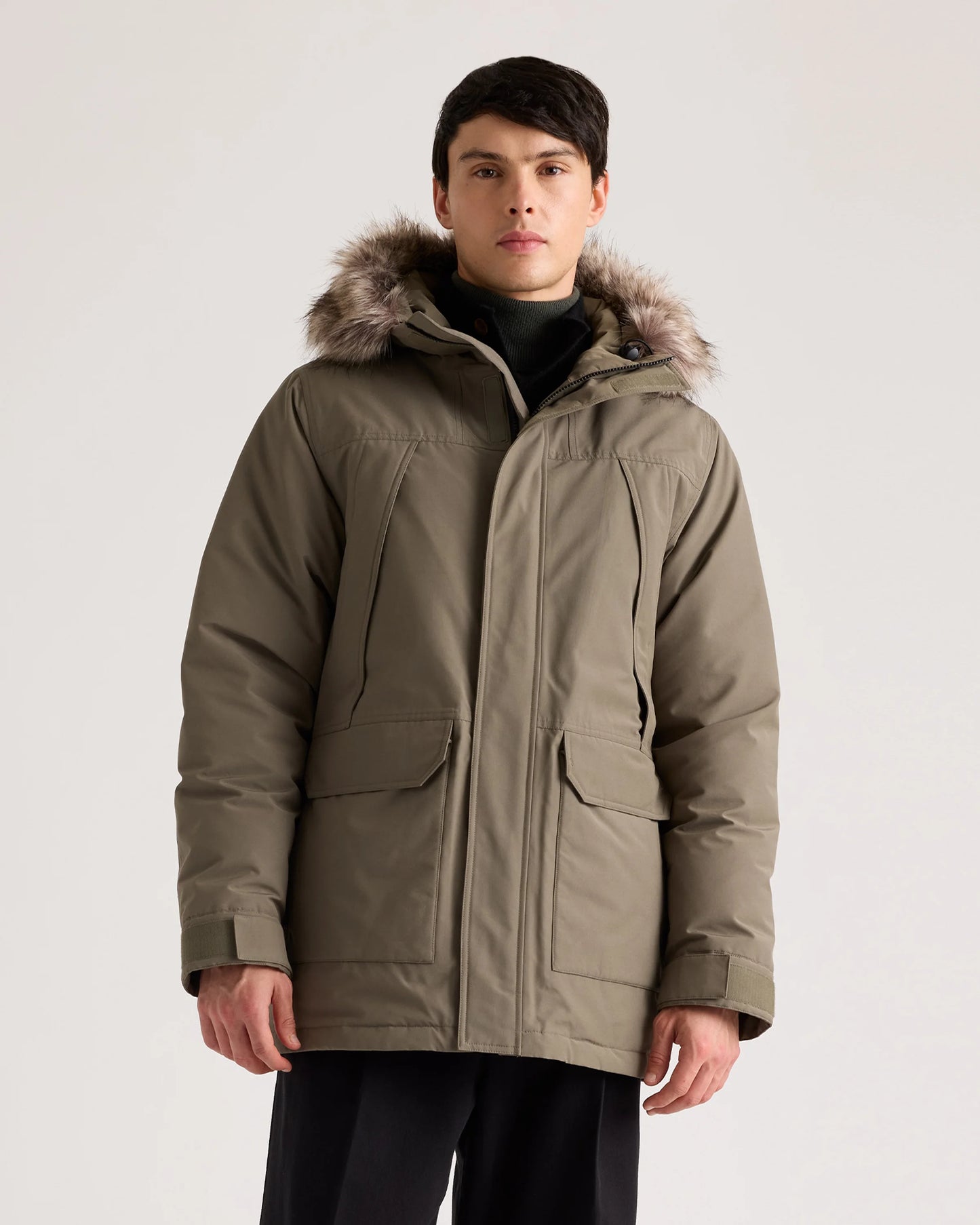 Responsible Down Hooded Parka - S / Storm Blue