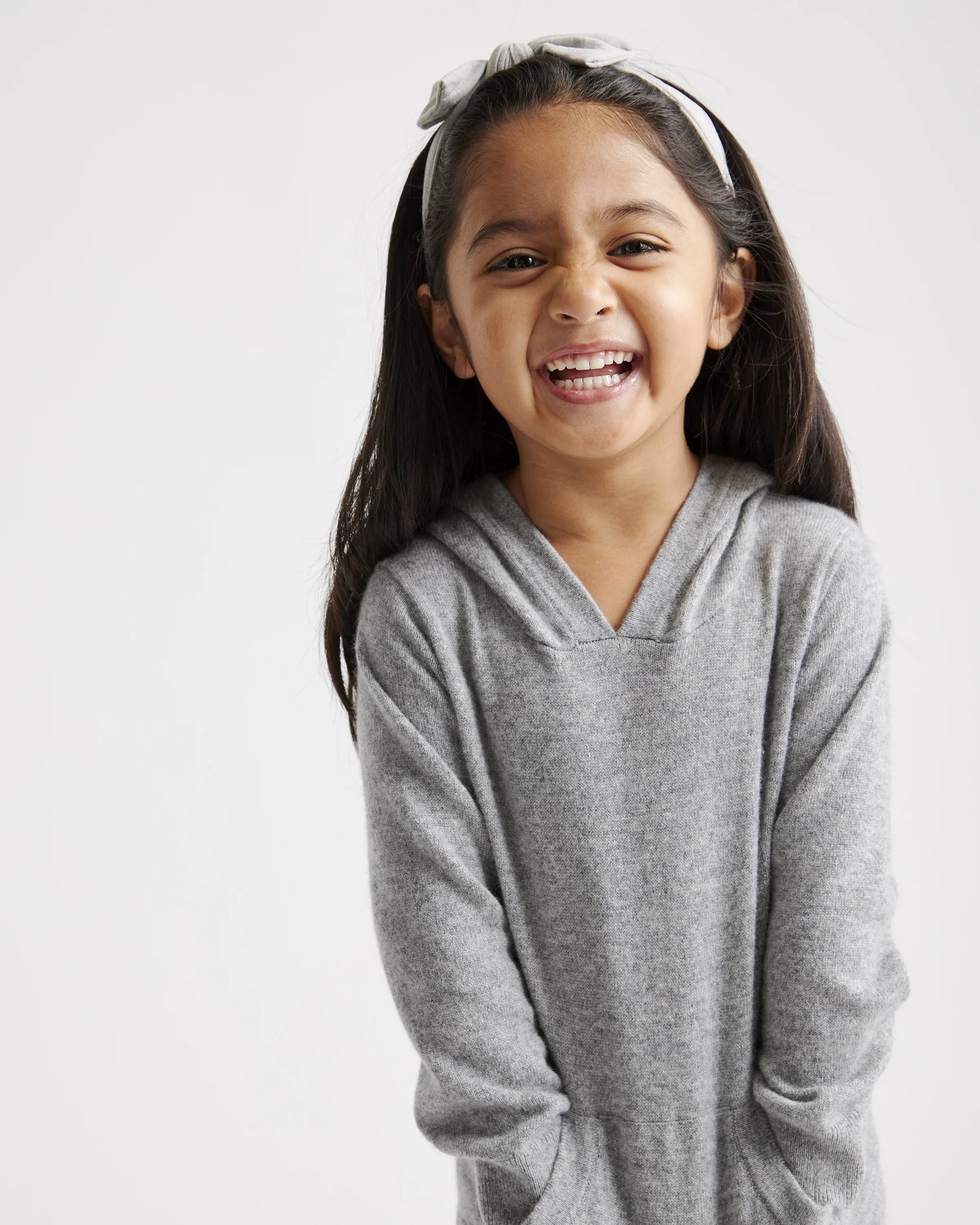 Washable Cashmere Hoodie - 2T / Oatmeal