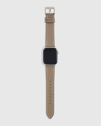 Leather Smartwatch Band - 38mm - 42mm / Cognac