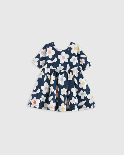 Organic Cotton Skater Dress - 3-6M / Animal Print