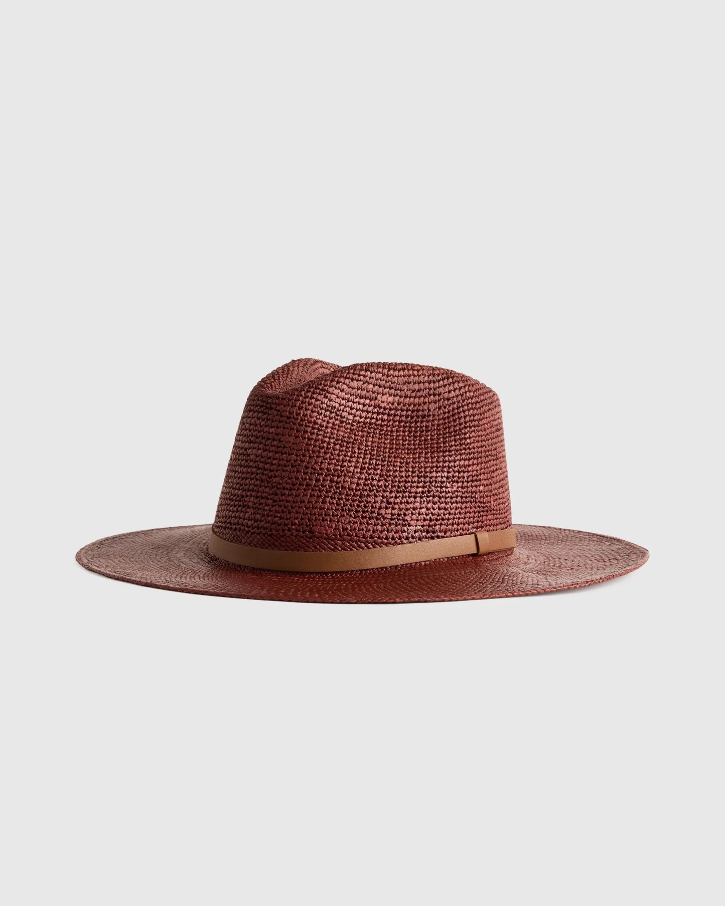 Toquilla Straw Crochet Fedora - S / Natural