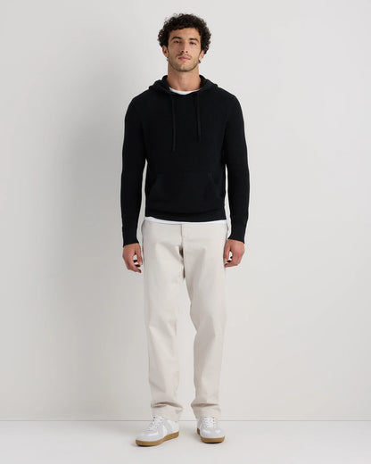 Organic Cotton Cashmere Waffle Hoodie - S / Bayberry Olive