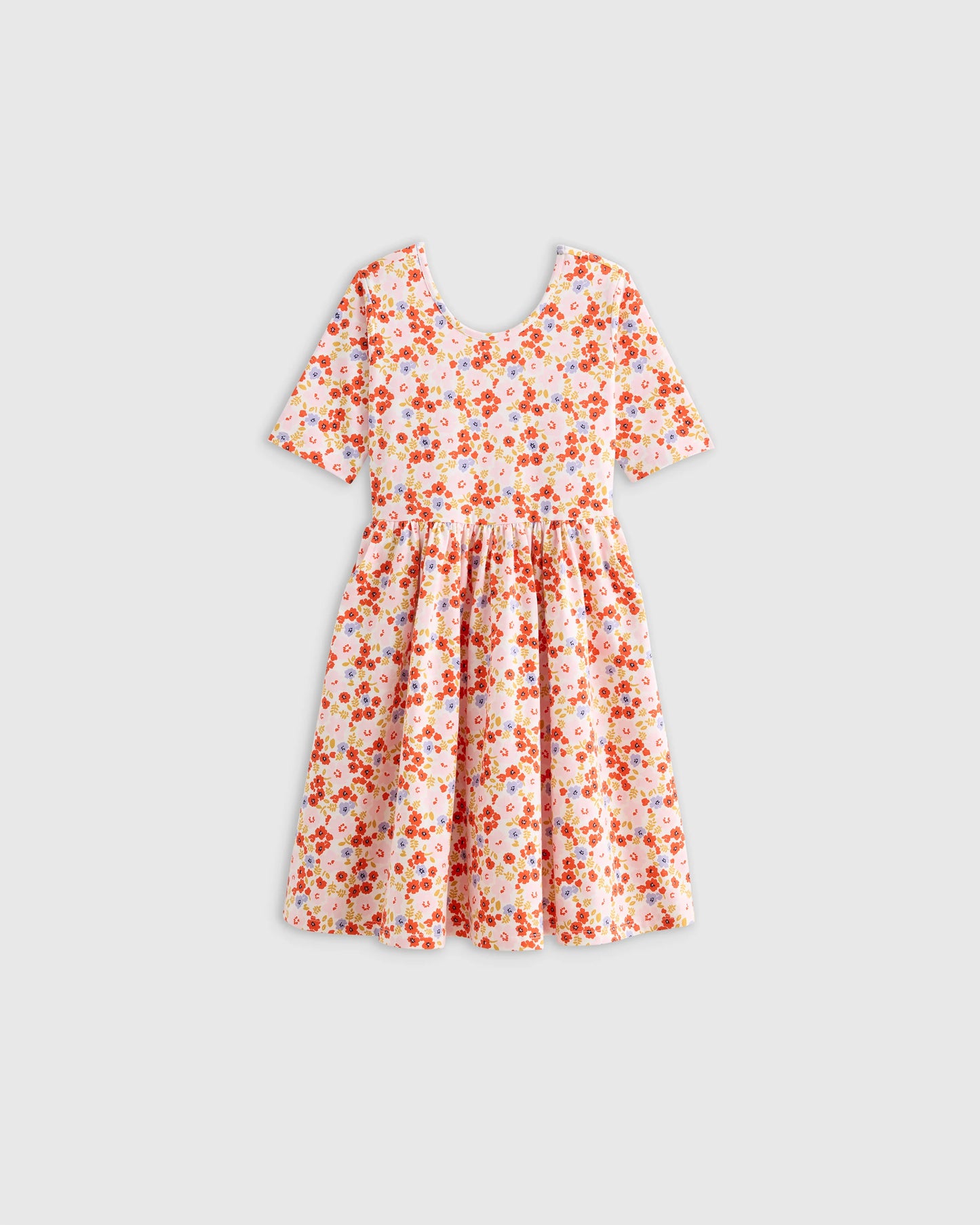 Organic Cotton Skater Dress - 2T / Sweet Cherries