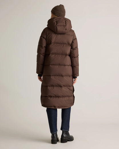 Responsible Down Long Puffer Jacket - XS / Black